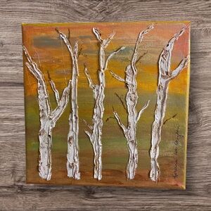 Abstract Tree Art Canvas